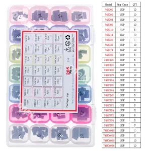 205Pcs 74HC00 74HC4066 SOP IC Combination Chip kit Bangladesh (New)