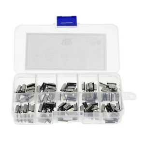10Values HC 49S Quartz Resonator SMD Oscillator Kit 4MHz 6MHz 8MHz 12MHz 16MHz 24MHz 25MHz 48MHz 2Pin Electronic set Bangladesh (New)