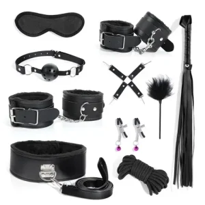 Nylon BDSM Bondage Set Adult SM sexx Products sexx Toys Kits for Adults Games Handcuffs Whip Vibratorr Anal Plug Gag Erotic Couples Bangladesh (New)