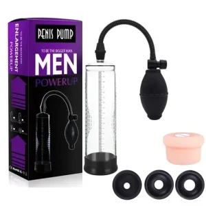 Effective Peniss Pump Enlargement Vacuum Dick Extender Men sexx Toy Increase Length Enlarger Male Train Erotic Adult sexxy Product Bangladesh (New)