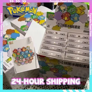 Genuine Pokemon 151 Scarlet Violet Series Jigsaw Fridge Magnets Puzzle Trading PTCG Cards Refrigerator Decoration Gifts Toys Bangladesh (New)