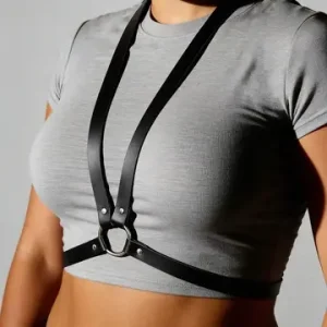 Women PU Leather Body Fashion Chest Harness Gothic Harness for Women Punk Harness Waist Belt Rave Outfit Belt Bangladesh (New)