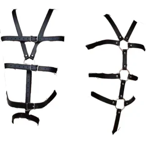 SM Bondage Harness Gear BDSM Body Restraint sexx Toy Adult Handcuff Bra Lifting Flirt Erotic Toys Kits Vagina Stimulator Fetish Bangladesh (New)