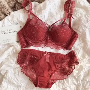 MOYISU Adjustable Lace Bralette for Small Chest Bra Set Removable Straps Thin Padding Soft Wire Comfort sexxy Girls Underwear Bangladesh (New)