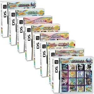 NDS Game Card US Version European Version Game All in one V2 New NDS Pokemon Game Card 482in1 520in1 468in1 23in1 DS Games Bangladesh (New)