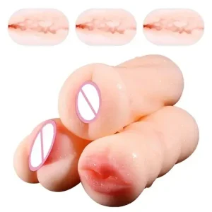 Realistic Blowjob Simulation Masturbator Soft Silicone Vagina Pocket Cup Men’s sexx Shop Essential Adult Products sexx Toy Bangladesh (New)