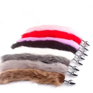 BDSM Fox Tail Anal Plug sexx Anal Toy Butt Plug For Women Adult sexx Toy Stainles Steel Anal Plug Smooth Butt Plug Cosplay sexx Toy Bangladesh (New)