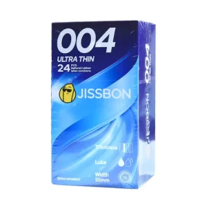 24PCS Jissbon Ultra Thin Condomss 55mm Width Adult sexx Product Natural Latex Adult Safer Condomss sexxy Feeling Bangladesh (New)