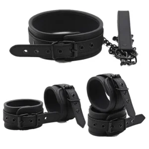 sexx Toys for Woman BDSM sexx Bondage Set Erotic Adults Toys Handcuffs Ankle Cuffs Collar sexx Toy Kit Adults Games sexx Products Bangladesh (New)