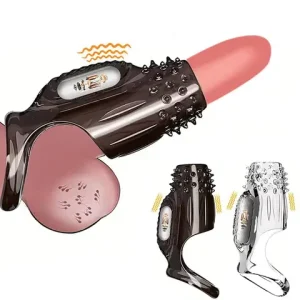 Vibrating Cock Ring For Men Silicone Peniss Vibratorr Intense Mens Vibratorr Longer Harder Stronger Erection Adult sexx Toy For Men Bangladesh (New)