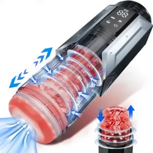 2025 Automatic Male Masturbator 7 Thrusting Rotating Modes Mastubator Cup with LCD Display Sucking Pocket Pussyy sexx Toys for Man Bangladesh (New)