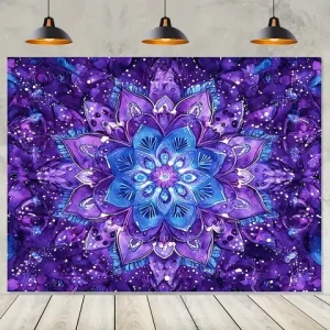 Tapiz de fondo de mandala bohemio 1 pieza apto para interiores/fiestas bodas estudios Varios tamaños 99 06x149 86cm 109 Bangladesh (New)