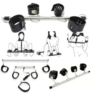 BDSM Bondage Set SM sexx Bar Spreader Handcuffs Ankle Cuffs sexx Toy Kits Couple Erotic Restraint Games Adult 18 sexx Products Bangladesh (New)