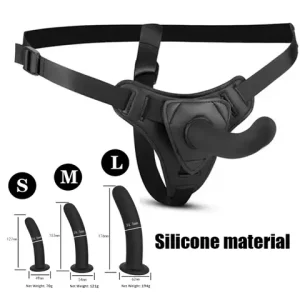 Adjustable Silicone Strap On Dildo Harness Set S M L Sizes Realistic Peniss Panties for Women Lesbian Couples G Spot Anal Vaginal Bangladesh (New)