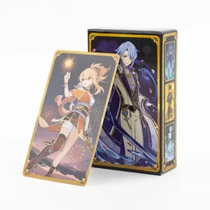 Anime Game Genius Invokation TCG 65Pcs/Set Hot 9 5*5 5cm Collectible Card Collection for Desktop Gaming Bangladesh (New)