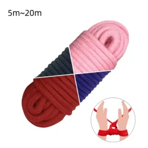 5m~20m Soft Cotton Knitted Slave Bondage Rope for Couple BDSM Restraint Adult Play Bondage Rope Role Play sexx Toy Kits Bangladesh (New)