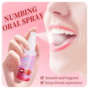 Strawberry Mint Flavor Numbing Oral Spray Lubricant sexx Deep Throat Experience Water Based Lubrication Games Adult sexx Spray Bangladesh (New)