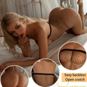 sexxy Lingerie Jumpsuit Open Crotch Exposed Breast Bra Mesh Suit Women s Jumpsuit And sexxy Lingerie Set Bangladesh (New)