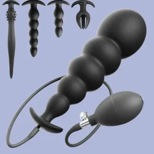 BDSM Inflatable Anal Plug Huge Dildo Pump Expansion Diameter 13cm Expandable Big Butt Plug Prostate Massage Ass Dilator sexx Toys Bangladesh (New)