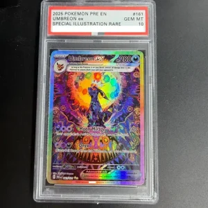 DIY PTCG Rating Card 2025 PRE EN UMBREON ex 161/131 Collection Card Copy 10Points Rating Card Anime Game Gift Toy Bangladesh (New)