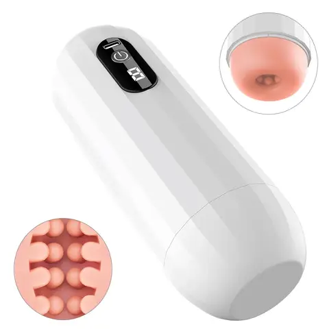 Automatic Sucking Male Masturbator Vibration Blowjob Machine Masturbation Cup Pocket Pussyy Peniss Pump sexxToy Adult Goods for Men Bangladesh (New)