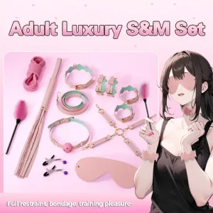 11 PCS/SET sexx Leather Bdsm Bondage Kit Bed Restraints SM Slave Fetish Handcuff sexx Toys for Couples sexxy Erotic Toys sexx Tools Bangladesh (New)