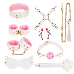 Handcuffs PU Leather Restraints Bondage Cuffs Plush sexxToy Roleplay Tools sexx Toys for Couples Game 5 Colors Bdsm Erotic Sets 18 Bangladesh (New)