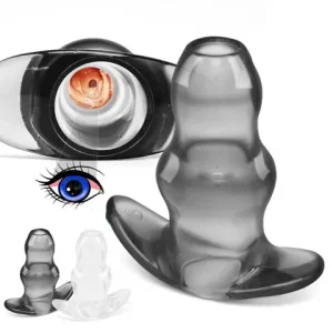 Peek Hole Anal Plug for Women Man Hollow Out Gay Butt plugs sexx Toy Explore ASS Bold Solo Play Vagina Stimulate Orgasmic Bangladesh (New)