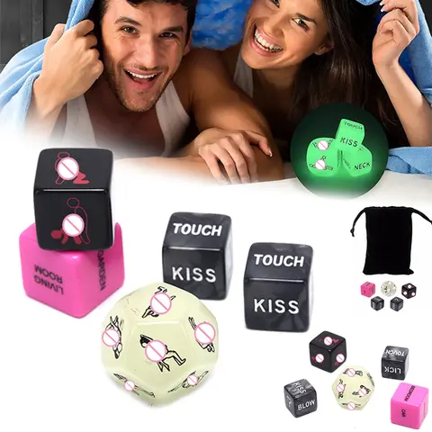 6/5/4/1Pcs sexxy Dice Set Fun Adult Love Posture Couple Game sexx Noctilucent Erotic Lovers Position Foreplay Romantic Party Toys Bangladesh (New)
