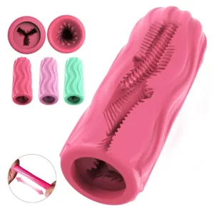 Portable Male Masturbation Cup for Men Safe Soft Fidget Toys Orgasm Male Masturbator sexx Toy Realistic Vagina Adult Goods Bangladesh (New)