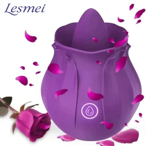 Rose sexx Toy Tongue Licking Clit Stimulation Nipple Vibration Massage Blowjob Vibratorr G Spot Masturbation Female Adult Products Bangladesh (New)