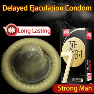 Brand Elasun 7 Times Reduce Sensitivity Delayed Ejaculation Condomss For Men Pysical Ultra Thick Condom Peniss Sleeves sexx Tools Bangladesh (New)