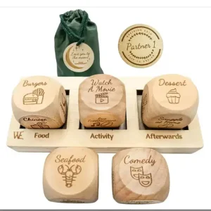 Kids Dice Toys Couples Gift Ideas Food Decision Dice Games Christmas Birthday Valentines Day Gifts for Wife Husband Bangladesh (New)