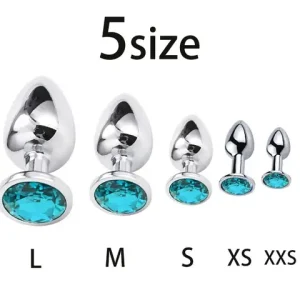 Metal Smooth Anal Plug Stainless Steel Jewelry Base Smooth Butt Plug Prostate Massager Dildos Anus Stimulator Adult sexx Toys Bangladesh (New)