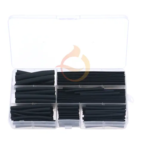 150Pcs 2mm to 12mm Heat Shrink Wire Wrap Tubing Electrical Sleeve Diameter Assorted kit Bangladesh (New)