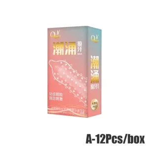 12PCS Big Dots Condomss for men delay ejaculation s spot dotted ribbed Peniss sleeve Natural latex Pleasure Condom sexx toys Bangladesh (New)