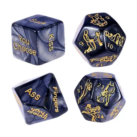 2/4pcs SM sexx Pose Dice Acrylic Pearl Dice For Women Men Couple sexx Dice Lovers Adult Games Foreplay Flirting Toy Bangladesh (New)