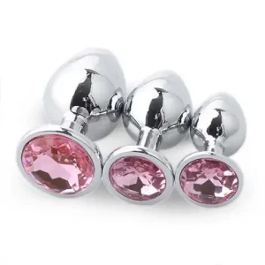 5 size Metal Diamond Anal Buttplug Toys for Men Women Couples Anal Expanders Sm Adult sexx Toys Gay Extreme sexx Bdsm sexx Bangladesh (New)