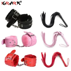 Adjustable Women sexx Plush Handcuffs BDSM Bondage Ankle Cuffs Erotic Whips Adult Games sexx Toys for Couples Flogger Cosplay Tool Bangladesh (New)