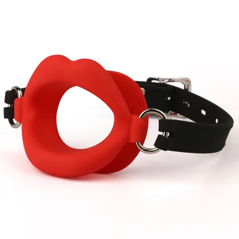 Silicone Oral Fixation Silicone O Ring Mouth Plug Open Gag Toys for Couples sexx Shop BDSMM Bondage Restraint Lips Shape sexx Toys Bangladesh (New)