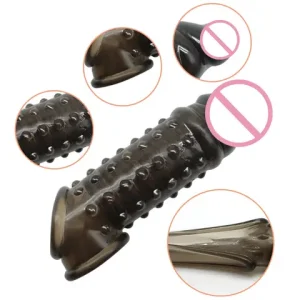 Reusable Peniss Condomss Extender Cock Rings Delay Ejaculation Dick Cock Sleeves Silicone Glans Cover Enlargement sexx Toys For Men Bangladesh (New)
