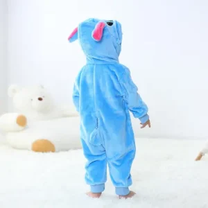 Baby Kigurumi Stitch Cartoon Romper Infant Kids Animal Jumpsuit Toddler Clothes Bodysuits Girls Boys Cosplay Pyjamas Costumes Bangladesh (New)
