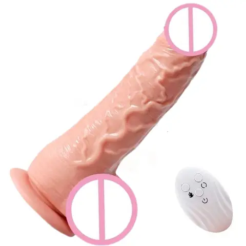Wireless Control Vibratorr Telescopic Swing Dildo Wireless Remote Heating Peniss sexx Toy for Woman Suction Cup Realistic Dildo Bangladesh (New)