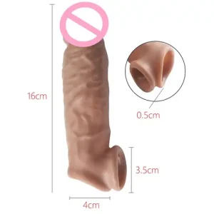 Male Sleeve For Peniss Extend And Expand Delay Ejaculation Loop Cock Delayed sexx Toys For Men Peniss Rings Erotic Products Dildo Bangladesh (New)
