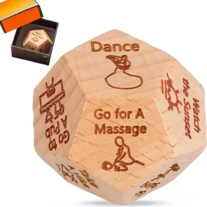 Dice for Her Him Couples Gift Food Movie Activity Decision Dice Games Christmas Birthday Valentines Day Gifts for Wife Husband Bangladesh (New)