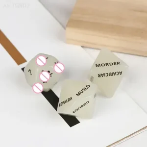 3Pcs/Lot Luminous Couple sexx Dice Game Adult Bedroom Flirting Toy Male Female Game Gifts Bangladesh (New)