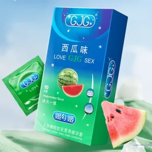 Fruit Flavor Condom 10pcs Ultra Thin Peniss Sleeves Adult sexx Toys For Men Watermelon Stimulation Condom Erotic Products sexx Shop Bangladesh (New)