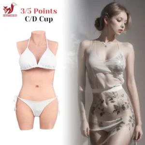 KUMIHO Fake Breast Forms Silicone Bodysuit Realistic Boobs Tits False Vagina Crossdresser Transvestites Costumes Shemale Chest Bangladesh (New)