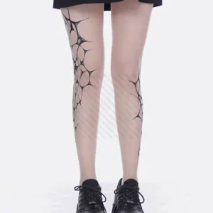 Bodystocking Tights With Pattern Pantyhose Emo Gothic Lolita Stockings for Women Punk Harajuku Theights Fetish Sissy sexxy Shoopy Bangladesh (New)