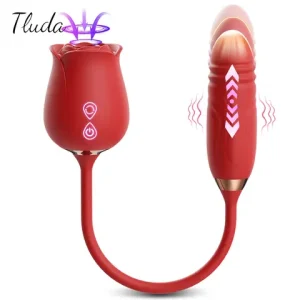 Clit Sucker Vibratorr for Women Sucking Clitoris Stimulator with Thrusting Egg Female Masturbation Adult Goods sexx Toy for Women Bangladesh (New)